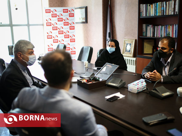 حضور رامین مهمان‌پرست در خبرگزاری برنا