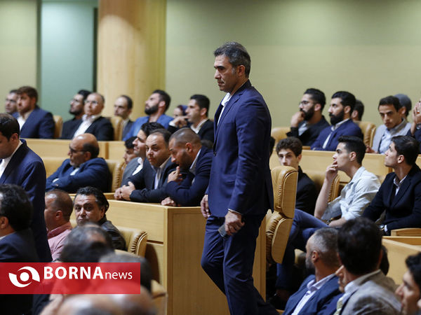 در حاشیه دیدار صمیمی ریاست جمهور با ورزشکاران