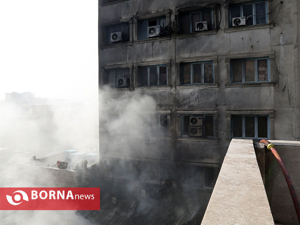 آتش سوزی مجتمع تجاری مهستان