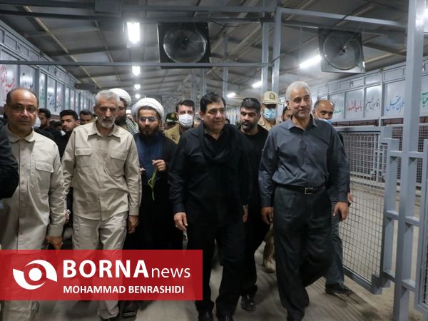 بازدید معاون اول رییس جمهور از مرزهای اربعین خوزستان