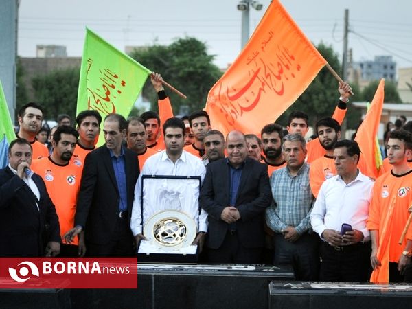 رونمایی از کاپ قهرمانی جام حذفی کشور در خرمشهر