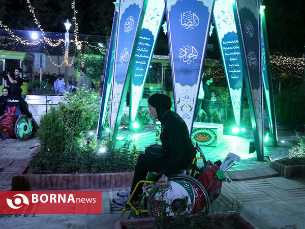 بدرقه ورزشکاران جانبازان و معلولان مسابقات پاراآسیایی