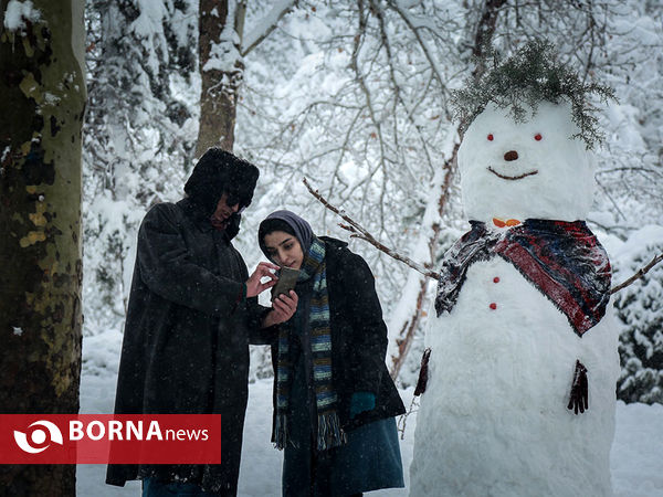 بارش برف در تهران-۴
