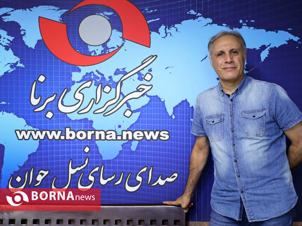 حضور علی فروتن در خبرگزاری برنا
