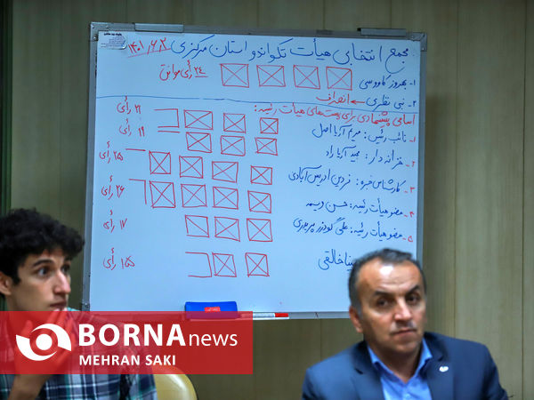 مجمع انتخاباتی رئیس هیئت تکواندو استان مرکزی