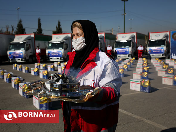 آیین توزیع ۴۴۲۰ بسته کمک معیشتی به نیازمندان استان تهران