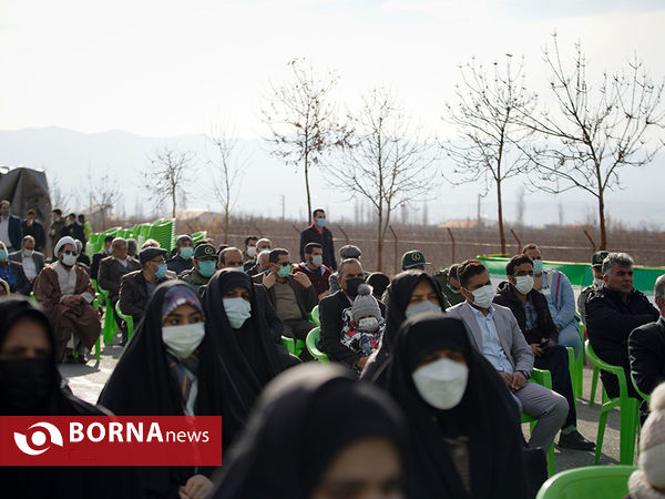 آیین رونمایی از المان شهید محسن فخری زاده