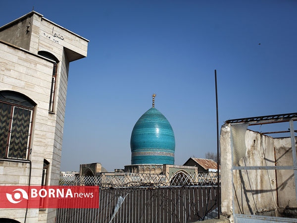 آتش سوزی انبار پنبه در خیابان مولوی تهران