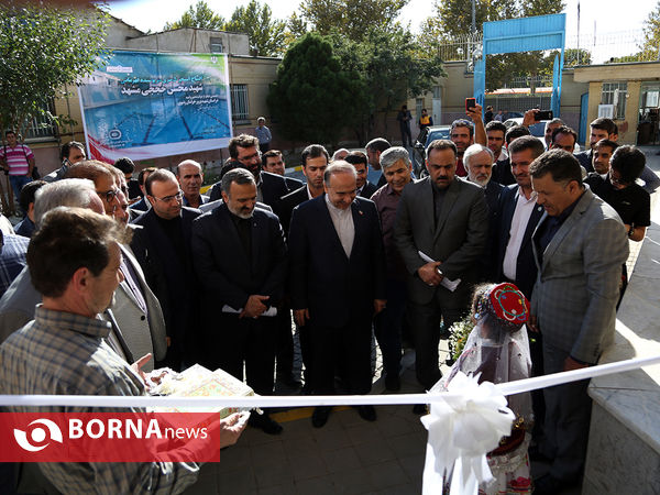افتتاح استخر شهید حججی با حضور وزیر ورزش و جوانان