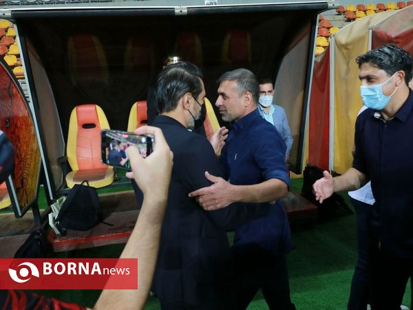 در حاشیه دیدار تیم های فوتبال فولاد - پرسپولیس