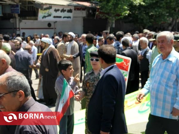 راهپیمایی روز قدس در لاهیجان
