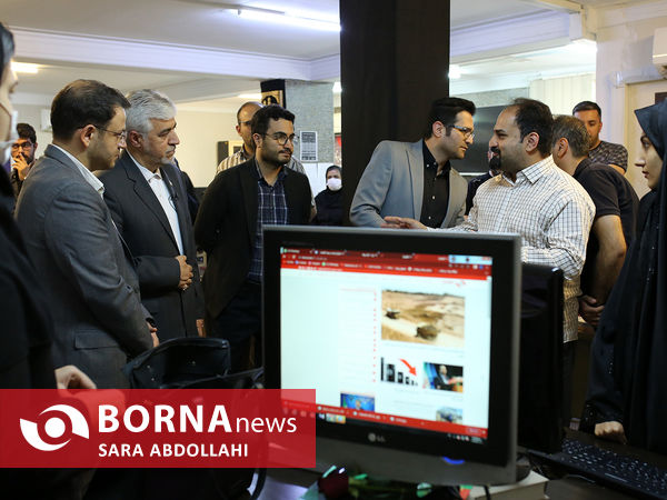 حضور حمید سجادی وزیر ورزش در خبرگزاری برنا