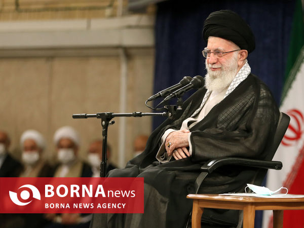 دیدار جمعی از روحانیون، مبلغان و اساتید حوزه‌های علمیه کشور با مقام معظم رهبری
