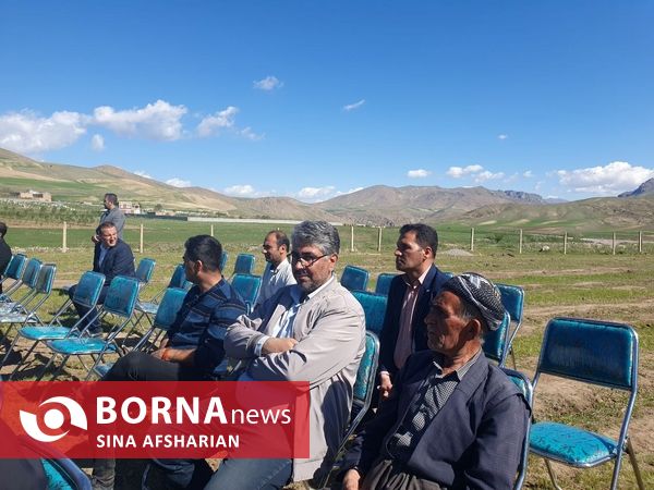 کلنگ زنی احداث سالن ورزشی روستای موانا در ارومیه