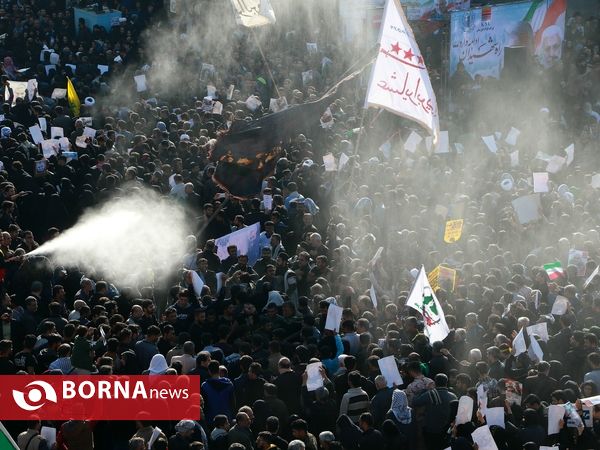 تشییع پیکر مطهر سردار سلیمانی و ابومهدی المهندس در اهواز(2)