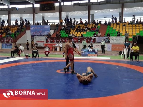برگزاری مسابقات کشتی آزاد نونهالان کشور در الیگودرز