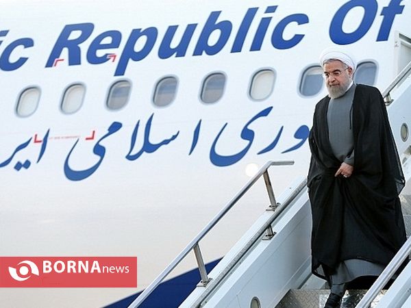 ورود رئیس جمهوری به نیویورک