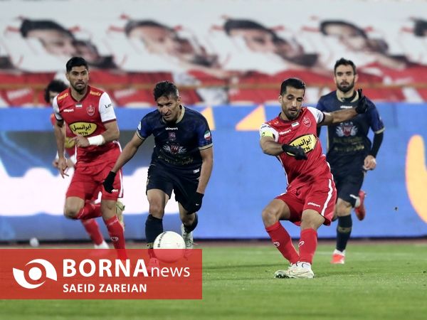 دیدار تیم های پرسپولیس تهران - نساجی مازندران