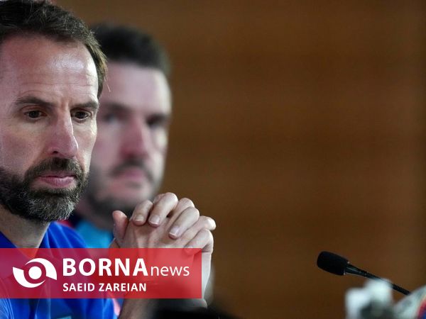 نشست خبری مربی انگلستان پیش از دیدار مقابل ایران