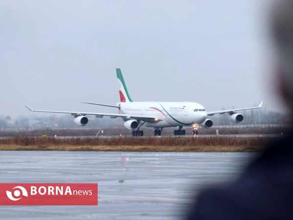ورود رییس جمهور به رشت