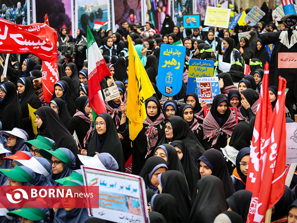 راهپیمایی ۱۳ آبان - تهران