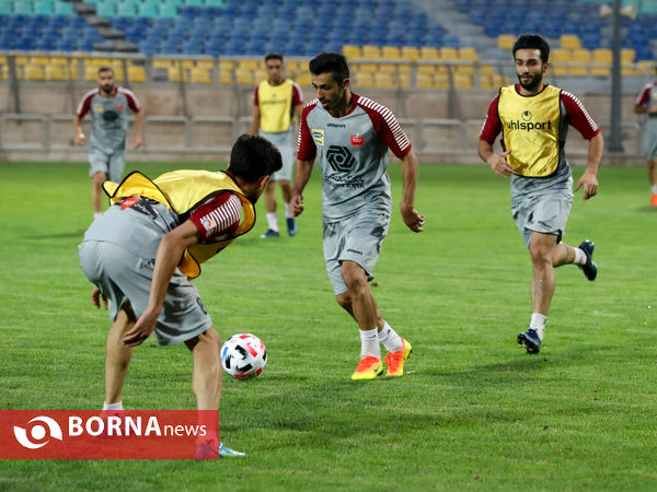 تمرین تیم فوتبال پرسپولیس تهران