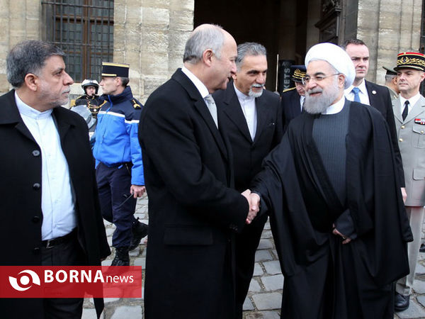 مراسم استقبال رسمی از دکتر روحانی در مجموعه اینولید پاریس