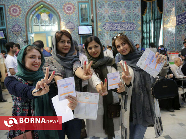 حضور میرسلیم درپای صندوق رای ،مسجد قبا
