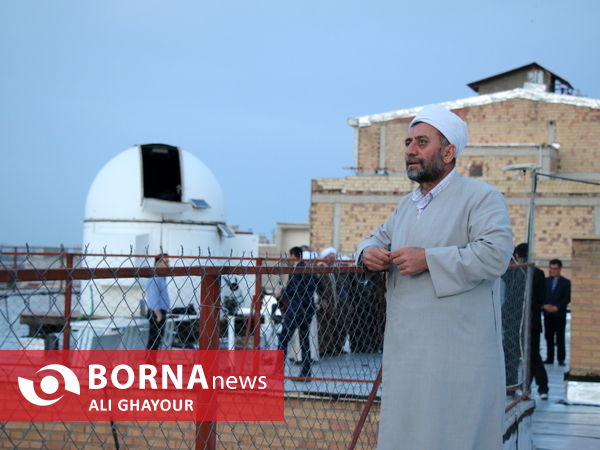 تلاش برای رویت هلال ماه شوال در ارومیه 