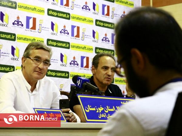 نشست خبری پیش از دیدار صنعت نفت و پرسپولیس