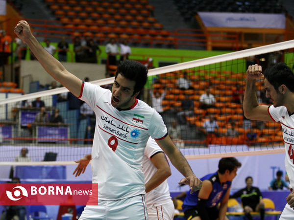دیدار والیبال ایران - تایلند قهرمانی آسیا