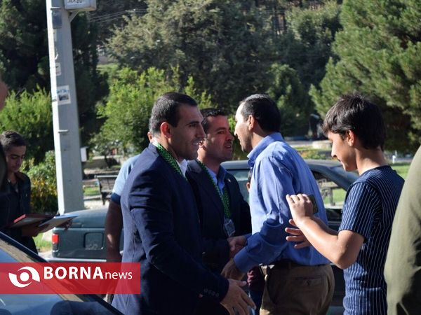 استقبال ازدو ورزشکار لرستانی ناجاپس ازقهرمانی درمسابقات نظامی روسیه