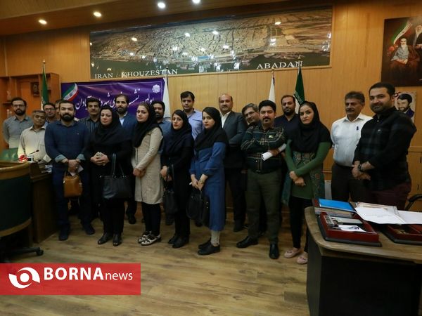 نشست خبری شهردار آبادان