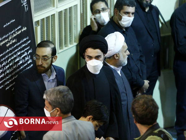 وداع با پیکر حجت الاسلام و المسلمین دعایی