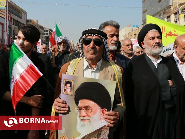 راهپیمایی حمایت از ولایت و اقتدار کشور - اهواز