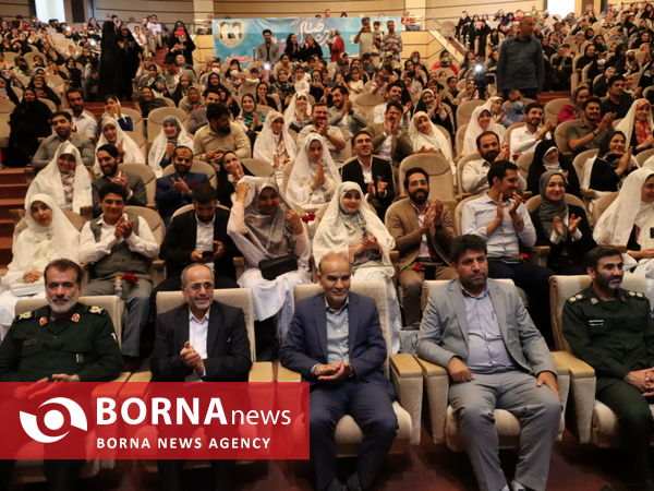 جشن وصال زوج های جوان در همدان با ۳۲۰ سری جهیزیه 