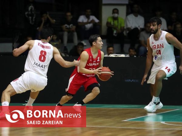 دیدار تیم های بسکتبال ایران - ژاپن
