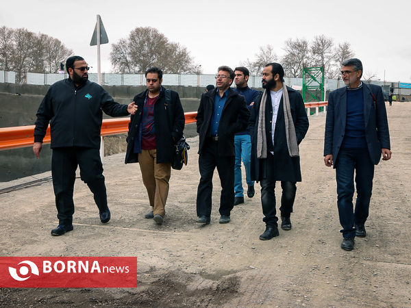 بازدید دانشجویان دانشکده خبرنگاران از روند آغاز عملیات خط 3 قطار شهری مشهد