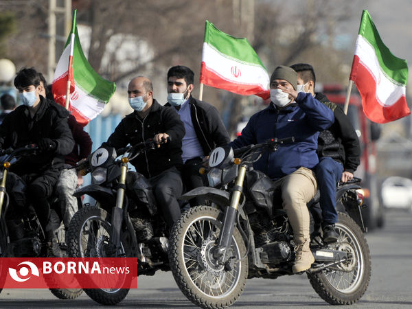 رژه نیروی های موتوری و خودرویی 22 بهمن- شهرستان قدس