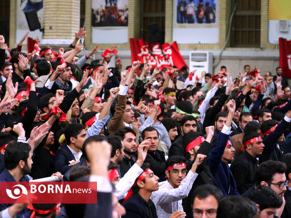 دیداردانش‌آموزان و دانشجویان با رهبرمعظم انقلاب اسلامی