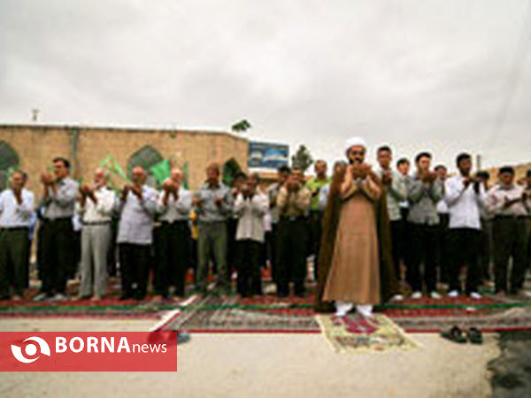 نماز عید فطر در روستای  باباامان - خراسان شمالی