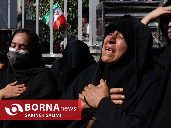 تشییع پیکر طلبه شهید آرمان علی‌وردی