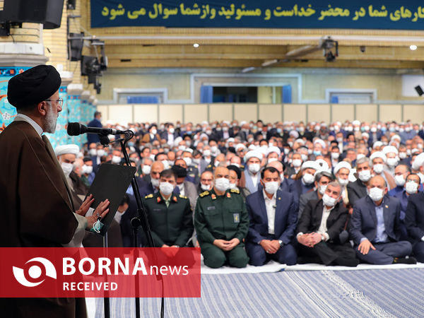 دیدار مسئولان نظام با رهبر انقلاب