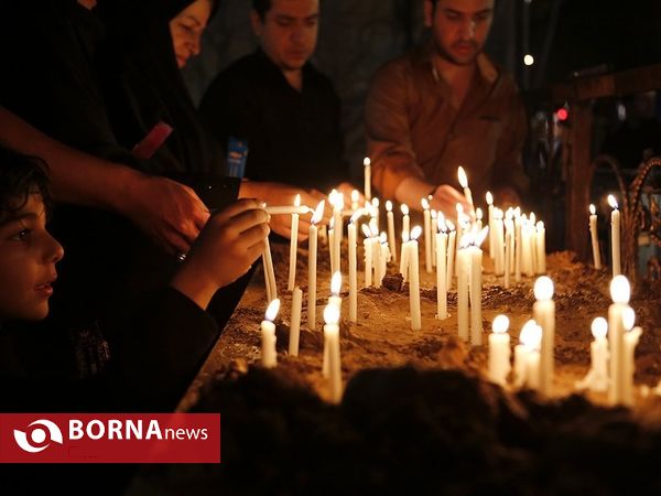 شام غریبان در محله گلوبندک تهران