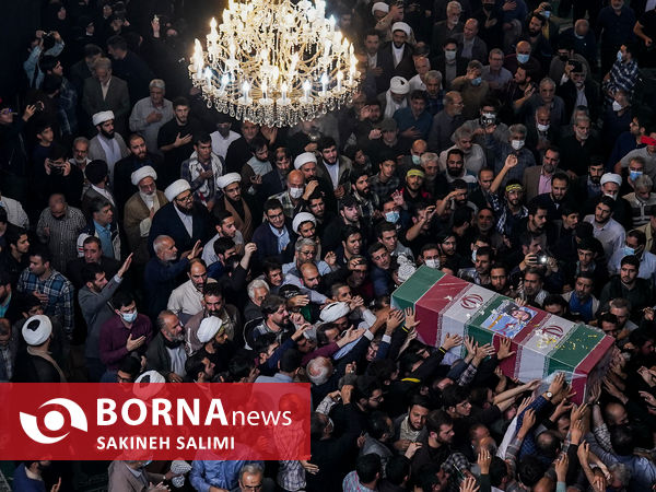تشییع پیکر طلبه شهید آرمان علی‌وردی