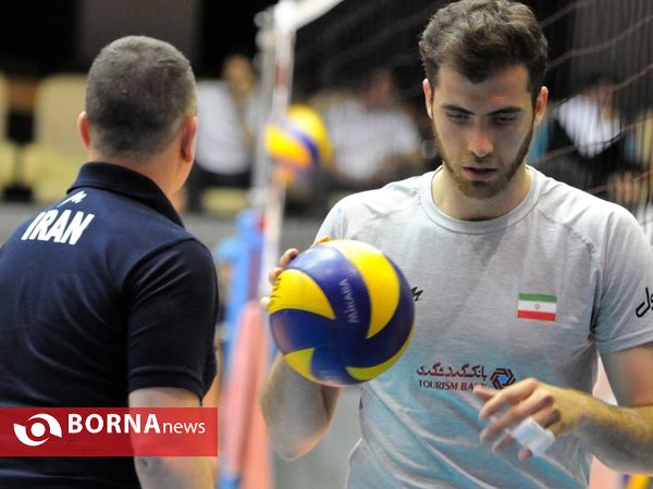تمرینات تیم ملی والیبال ایران