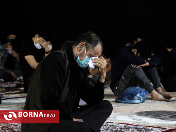 عزاداری شب عاشورای حسینی (ع) مهاجرین افغانی مقیم اراک