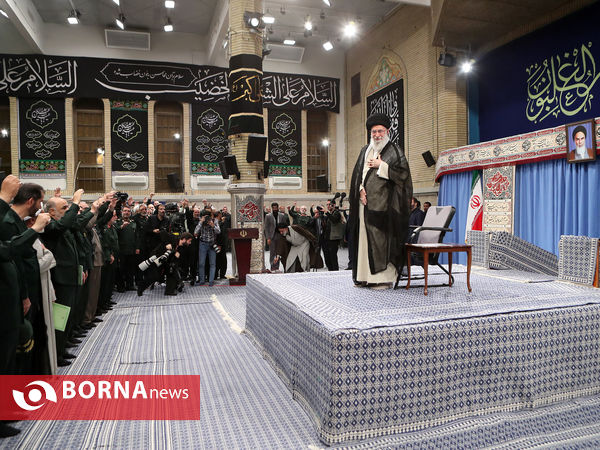دیدار مجمع عالی فرماندهان سپاه با فرمانده کل قوا