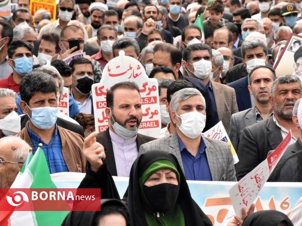 مراسم راهپیمایی روز قدس در گرگان