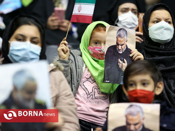 اجتماع دختران حاج قاسم - ورزشگاه ۱۲هزار نفری آزادی